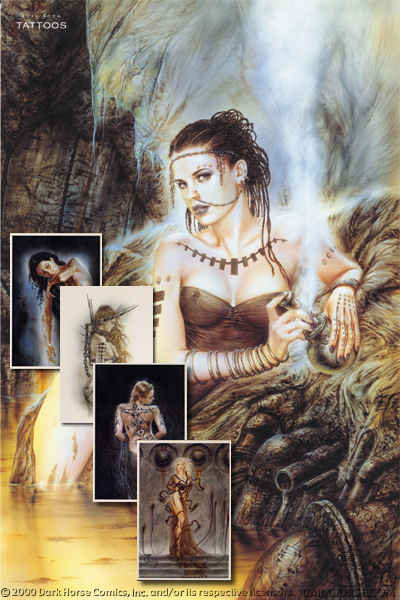 Cover for Luis Royo's Tattoos Portfolio (10-181)