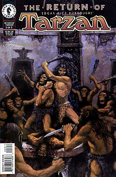 Cover for Edgar Rice Burroughs' The Return of Tarzan #3 (of 3) (95-245)
