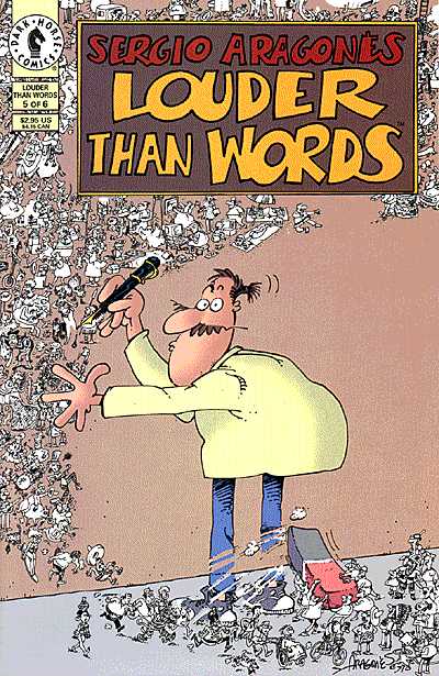 Cover for Sergio Aragonés' Louder Than Words #5 (of 6) (97-329)