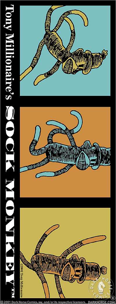 Cover for Sock Monkey Sticker #1 (Sock Monkey 3-Panel) (11-360)