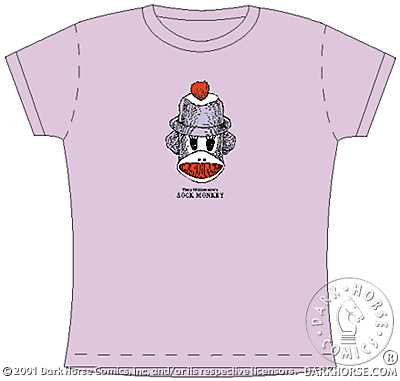 Cover for Sock Monkey T-Shirt (Lavender Babydoll) (S) (11-024)