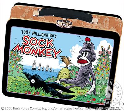 Cover for Sock Monkey Lunchbox (19-548)