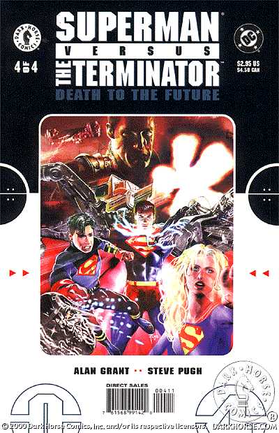 Cover for Superman vs. The Terminator: Death to the Future #4 (of 4) (99-157)