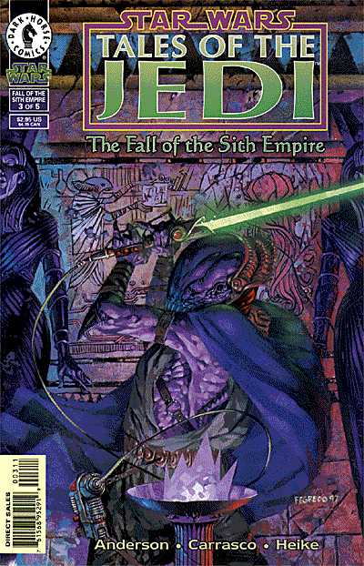 Cover for Star Wars: Tales of the Jedi - The Fall of the Sith Empire #3 (of 5) (95-299)