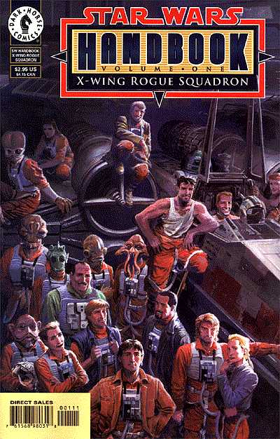 Cover for The Star Wars Handbook #1: X-Wing Rogue Squadron (98-031)