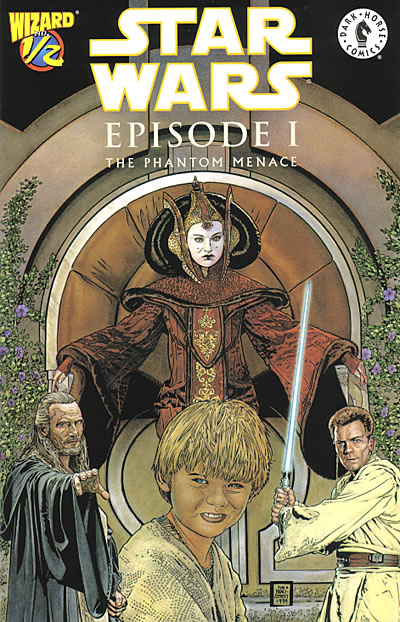 Cover for Star Wars: Episode I - The Phantom Menace #1/2 (Special Wizard Magazine comic) (98-503)