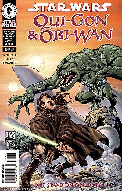 Cover for Star Wars: Qui-Gon and Obi-Wan - Last Stand on Ord Mantell #3 (of 3) (00-296)