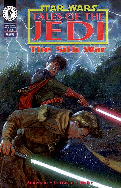 Cover for Star Wars: Tales of the Jedi - The Sith War #5 (of 6) (93-673)