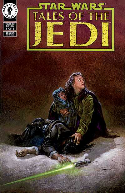 Cover for Star Wars: Tales of the Jedi #3 (of 5) (93-130)