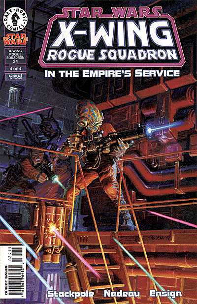 Cover for Star Wars: X-Wing Rogue Squadron #24: In the Empire's Service (Part 4 of 4) (96-854)