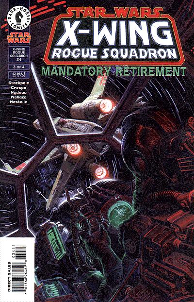 Cover for Star Wars: X-Wing Rogue Squadron #34: Mandatory Retirement (Part 3 of 4) (97-768)