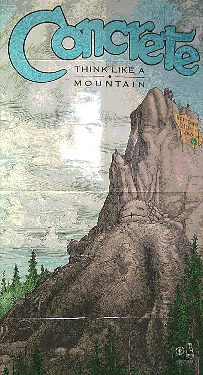 Cover for Concrete: Think Like a Mountain 3-Sheet Poster (15-396)