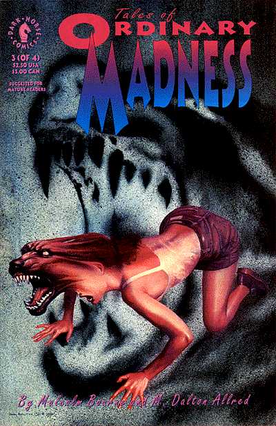 Cover for Tales of Ordinary Madness #3 (of 4) (92-033)