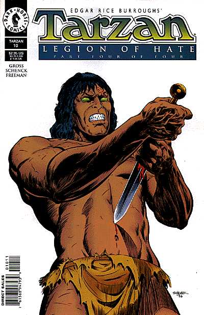 Cover for Edgar Rice Burroughs' Tarzan #10: Legion of Hate (Part 4 of 4) (95-023)