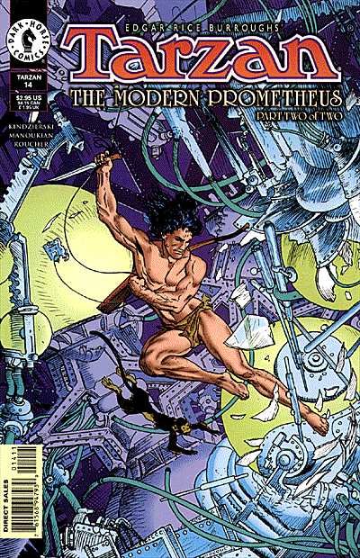 Cover for Edgar Rice Burroughs' Tarzan #14: The Modern Prometheus (Part 2 of 2) (96-747)