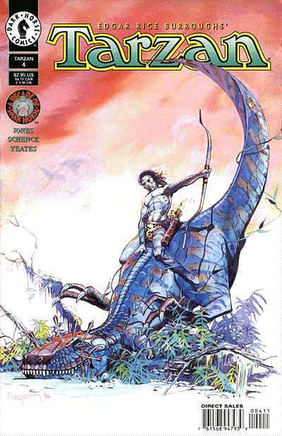 Cover for Edgar Rice Burroughs' Tarzan #4 (94-828)