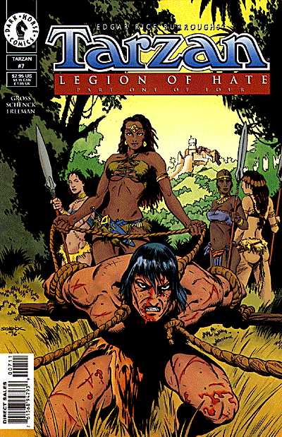 Cover for Edgar Rice Burroughs' Tarzan #7: Legion of Hate (Part 1 of 4) (94-857)