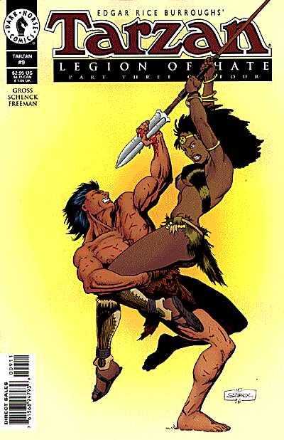 Cover for Edgar Rice Burroughs' Tarzan #9: Legion of Hate (Part 3 of 4) (95-016)