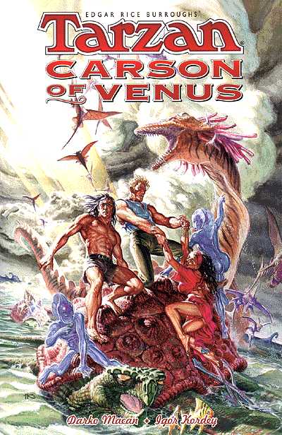 Cover for Edgar Rice Burroughs' Tarzan/Carson of Venus TPB (46-534)