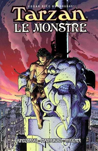Cover for Edgar Rice Burroughs' Tarzan: Le Monstre TPB (47-644)