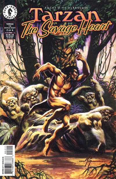 Cover for Edgar Rice Burroughs' Tarzan: The Savage Heart #2 (of 4) (96-908)