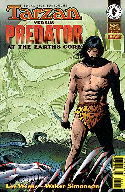 Cover for Tarzan vs. Predator at the Earth's Core #1 (of 4) (93-724)