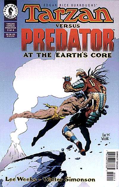 Cover for Tarzan vs. Predator at the Earth's Core #3 (of 4) (93-786)
