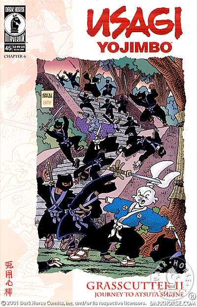 Cover for Usagi Yojimbo #45 (00-119)