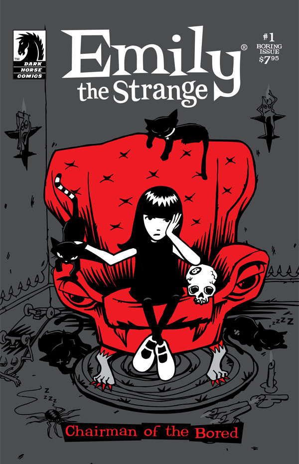 Cover for Emily the Strange #1: The Boring Issue (10-636)