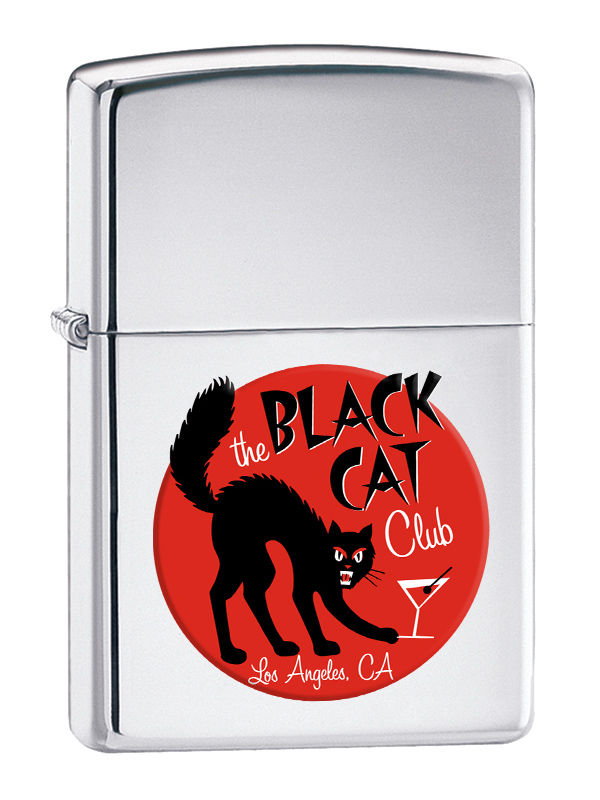 Cover for Criminal Macabre Black Cat Club Zippo® (12-879)