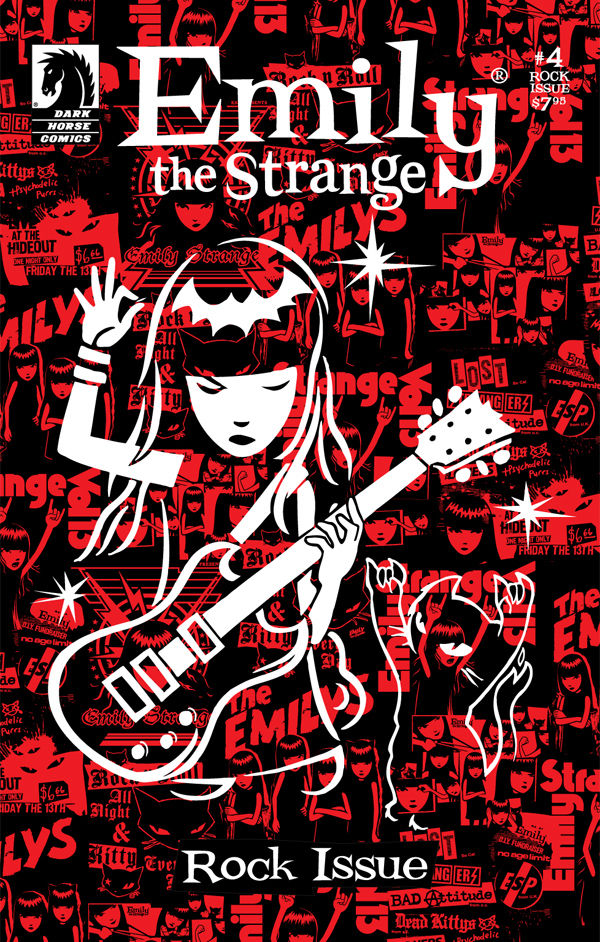 Cover for Emily the Strange #4: The Rock Issue (13-695)