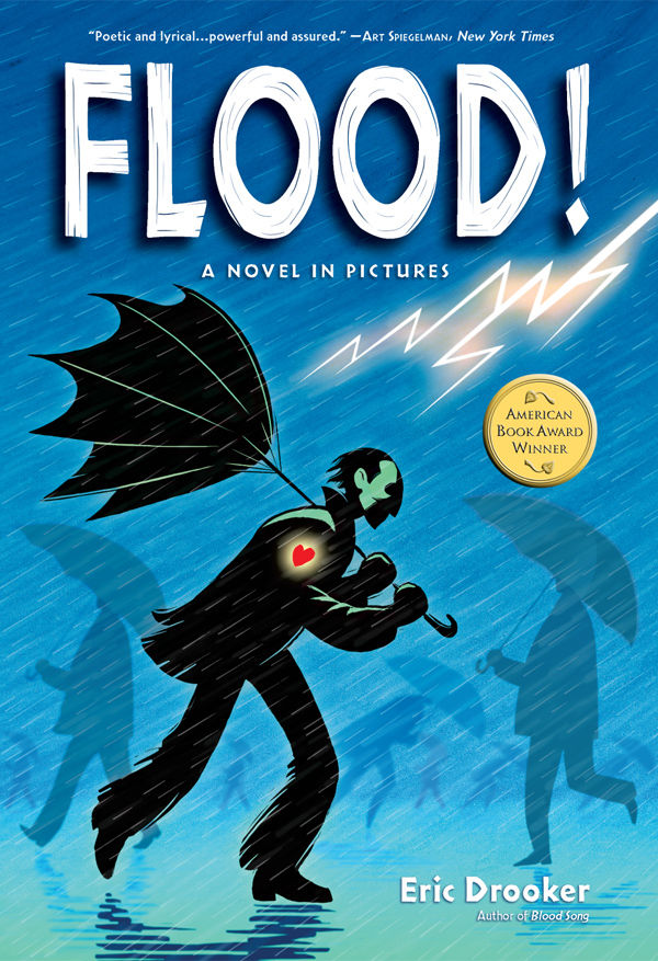 Cover for Flood! A Novel in Pictures 3rd Edition (14-287)