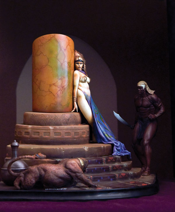 Cover for Frazetta Egyptian Queen Statue (14-310)