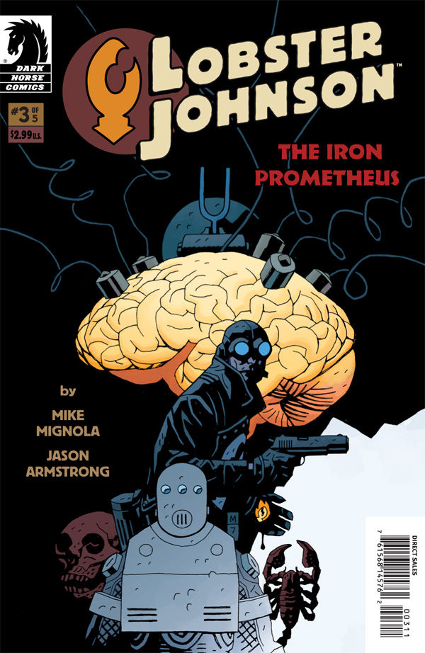 Cover for Lobster Johnson: The Iron Prometheus #3 (14-578)
