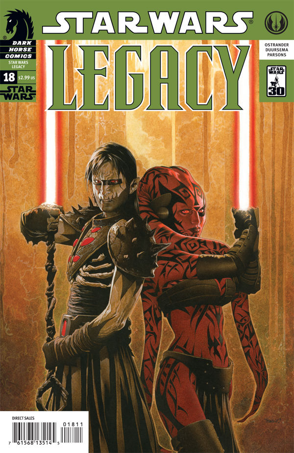 Cover for Star Wars: Legacy #18--Claws of the Dragon part 5 (14-603)