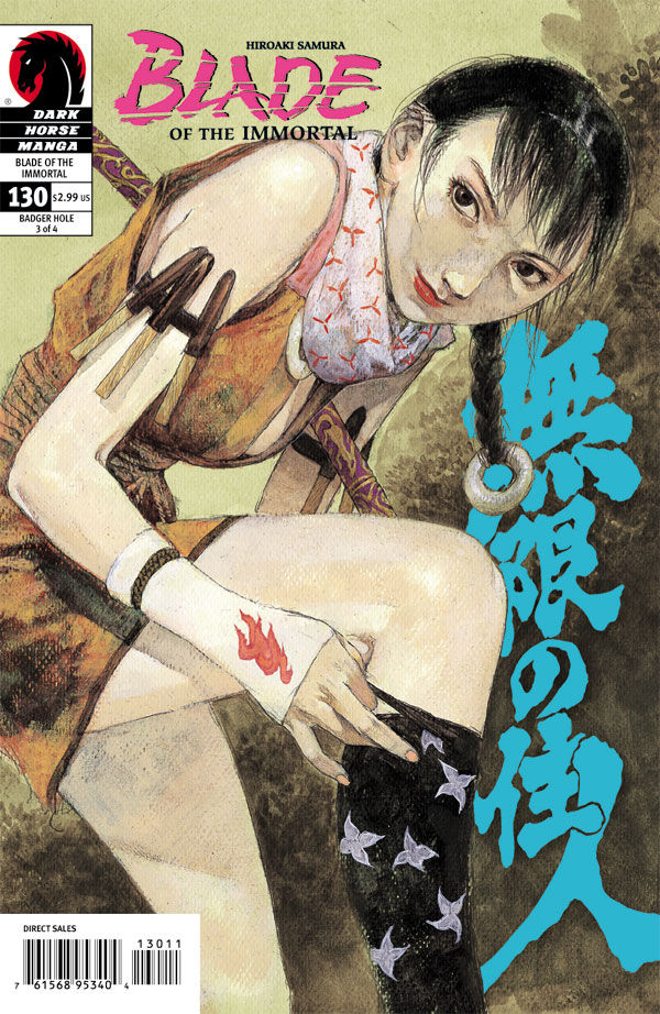Cover for Blade of the Immortal #130: Badger Hole part 3 (14-772)