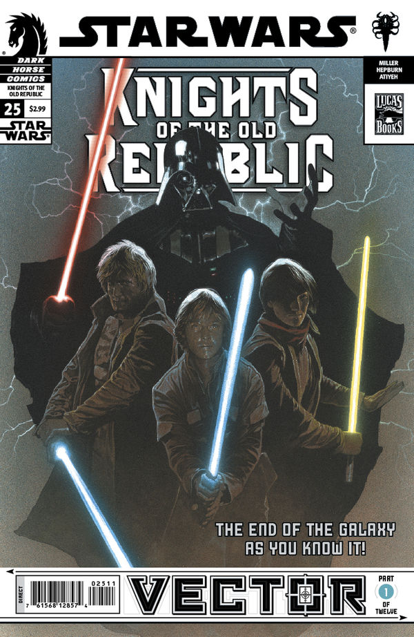 Cover for Star Wars: Knights of the Old Republic #25--Vector part 1 (14-912)