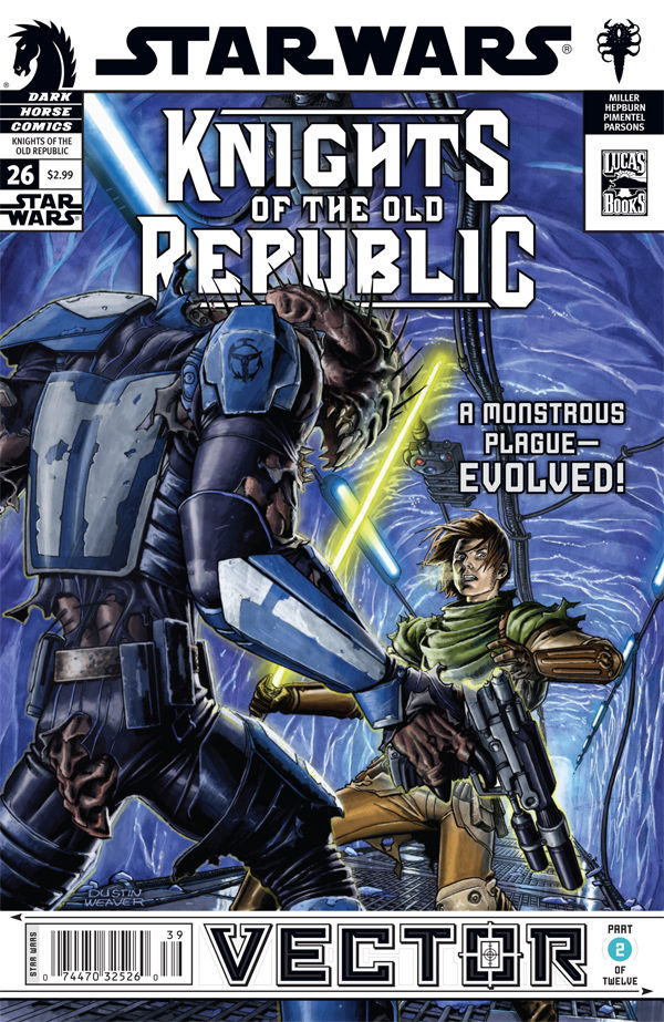 Cover for Star Wars: Knights of the Old Republic #26-Vector part 2 (14-913)