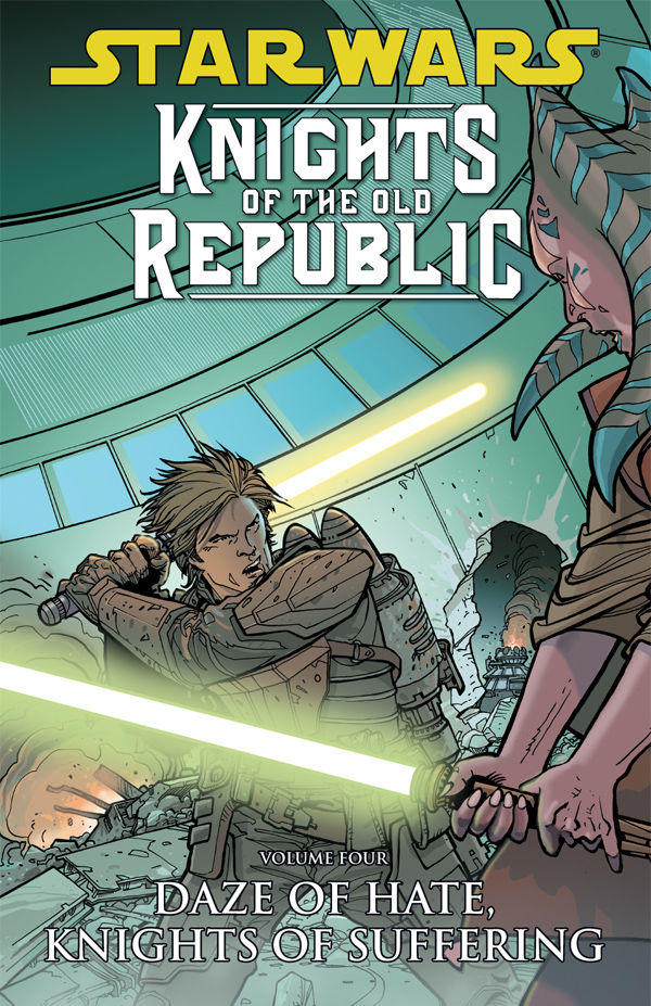 Cover for Star Wars: Knights of the Old Republic Volume 4--Daze of Hate, Knights of Suffering TPB (15-042)