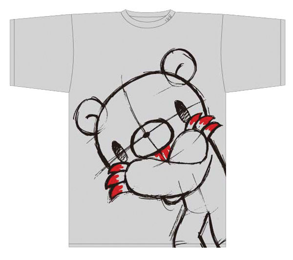 Cover for Gloomy Bear Men's T-shirt Grey (XXL) (15-134)