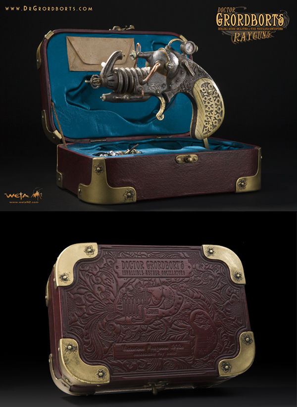 Cover for Weta Originals Rayguns: Victorious Mongoose 1902a Ray Pistol (15-384)