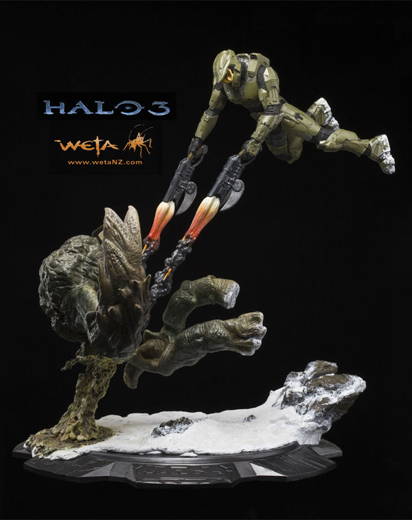 Cover for Weta Collectibles: Halo 3--Master Chief vs. The Flood statue (15-437)