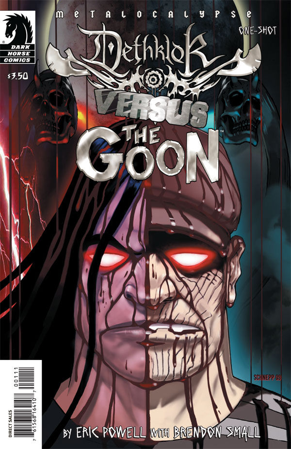 Cover for Dethklok vs. The Goon (Jon Schnepp cover) (16-410)