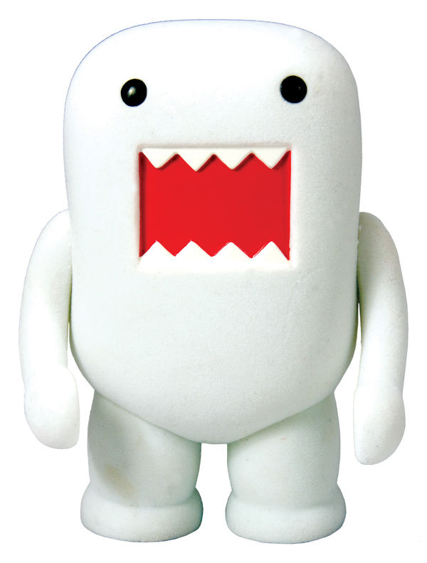 Cover for Domo 4" Flocked Vinyl Figure: Polar White (16-687)