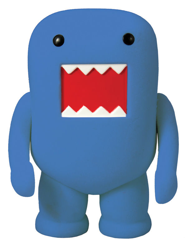 Cover for Domo 4" Flocked Vinyl Figure: Cornflower Blue (16-689)