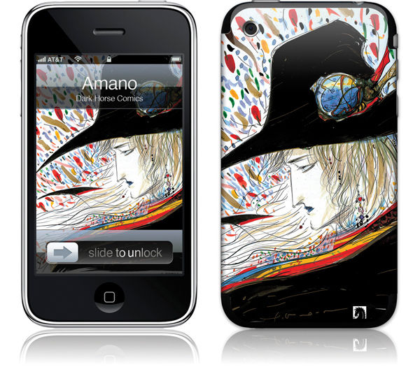 Cover for GelaSkins: Amano: Vampire Hunter D (iPhone) (16-806)