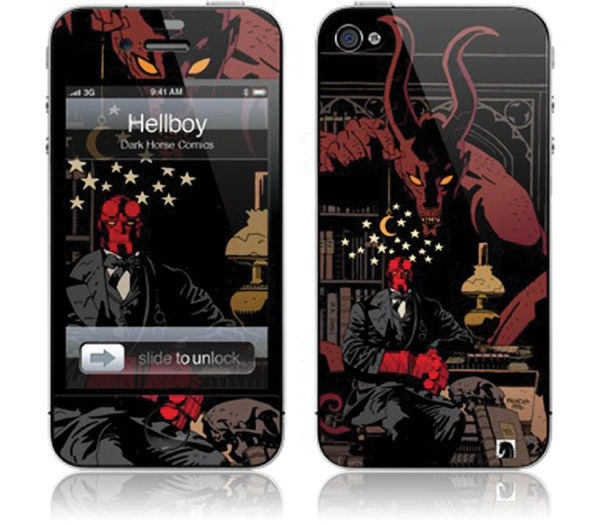 Cover for iPhone 4 GelaSkin: Hellboy: Library (16-825)