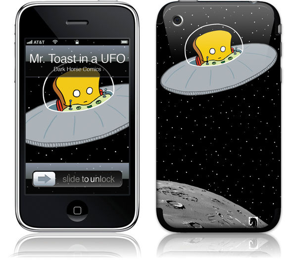 Cover for GelaSkins: Mr. Toast: Spaceship (iPhone) (16-860)