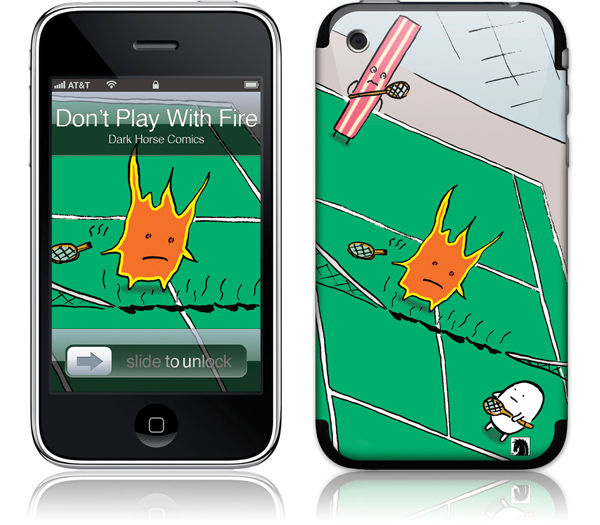 Cover for GelaSkins: Mr. Toast: Don't Play with Fire (iPhone) (16-864)