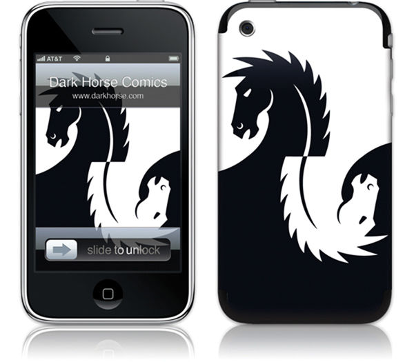 Cover for GelaSkins: Dark Horse Black and White (iPhone) (16-941)